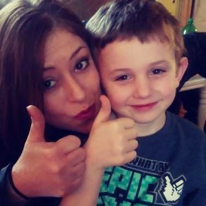 Gena & Peyton (me and my grandson)